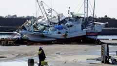 Japan earthquakes wreck