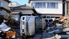 Japan ruin earthquakes