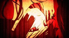 jigoku shoujo Anime anime girls red eyes