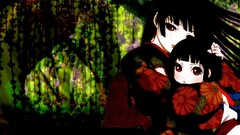 jigoku shoujo kimono enma ai 2006 (Year) dark hair red eyes