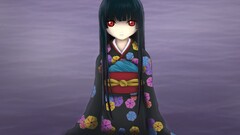 jigoku shoujo kimono enma ai Anime anime girls dark hair