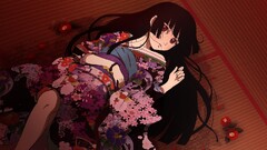 jigoku shoujo kimono Flowers