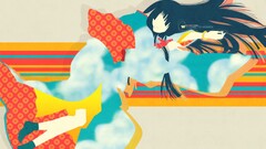 jigoku shoujo kimono texture anime girls