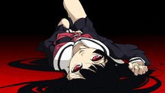 jigoku shoujo red enma ai anime girls school uniform red eyes