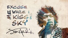 jimi hendrix Men singer Celebrity Typography quote Beige