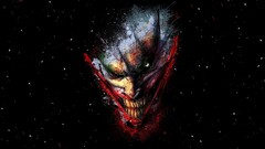 joker face artwork Batman