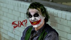 joker MessenjahMatt The Dark Knight Batman Movies red lipstick