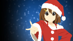 k - on Anime anime girls Christmas anime vectors hirasawa yui