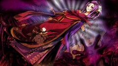 kajiri kamui kagura anime girls Anime purple hair fantasy girl