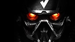 killzone video games video game art science fiction glowing eyes