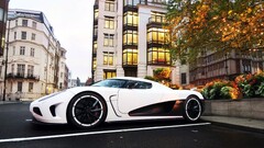 Koenigsegg Supercars Car City vehicle white cars urban