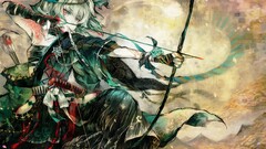 konpaku youmu fantasy art bow Archer Anime anime girls