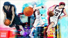 kuroko no basket anime boys basketball Anime balls cyan
