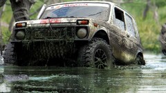 lada niva Car dirt mud vehicle lada