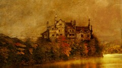 Lake House castle artwork