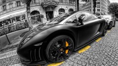 lamborghini gallardo Car selective coloring vehicle Lamborghini