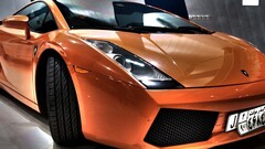lamborghini gallardo Car Sports Car coupe orange cars