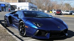 Lamborghini Lamborghini-Aventador Car blue hair Supercars urban