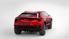 Lamborghini Urus concept cars red cars