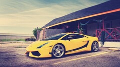 Lamborghini yellow cars Car vehicle