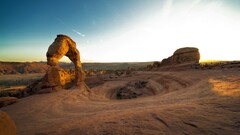 landscape Arches National Park rock nature rock formation