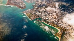 landscape cityscape aerial view