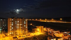 landscape cityscape night