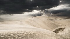 landscape desert nature sky clouds