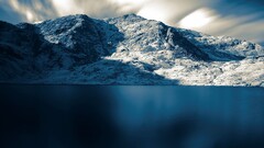 landscape Mountains long exposure snow nature