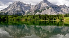 landscape Mountains nature reflection forest