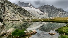 landscape Mountains nature reflection