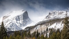 landscape Mountains nature rocky mountains snowy mountain