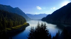 landscape Mountains sky nature