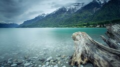 landscape nature Lake water Mountains