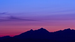 landscape nature Mountains sunset sunlight sky