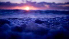 landscape nature sunset bubbles water sunlight