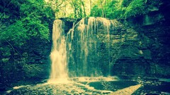 landscape nature waterfall
