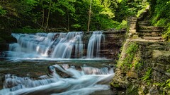 landscape nature waterfall