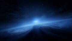 landscape night digital art sky