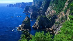 landscape Sea cliff nature