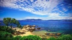landscape sky water nature Sea summer beach