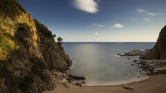 landscape water beach Sea sky horizon