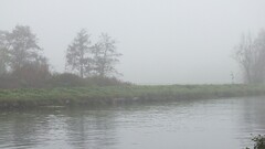 landscape water mist river