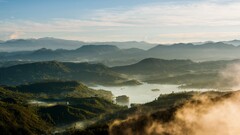 landscape water Mountains