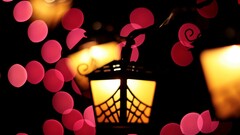 lantern bokeh lights