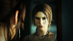 lara croft tomb raider video games mirror reflection
