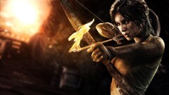 lara croft video games tomb raider fire bow arrows