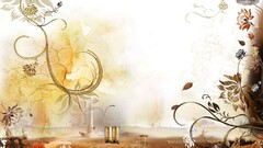 leaves yellow artwork