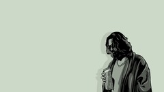 lebowski simple The Dude cartoon Movies artwork