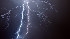 Lightning storm nature skyscape night